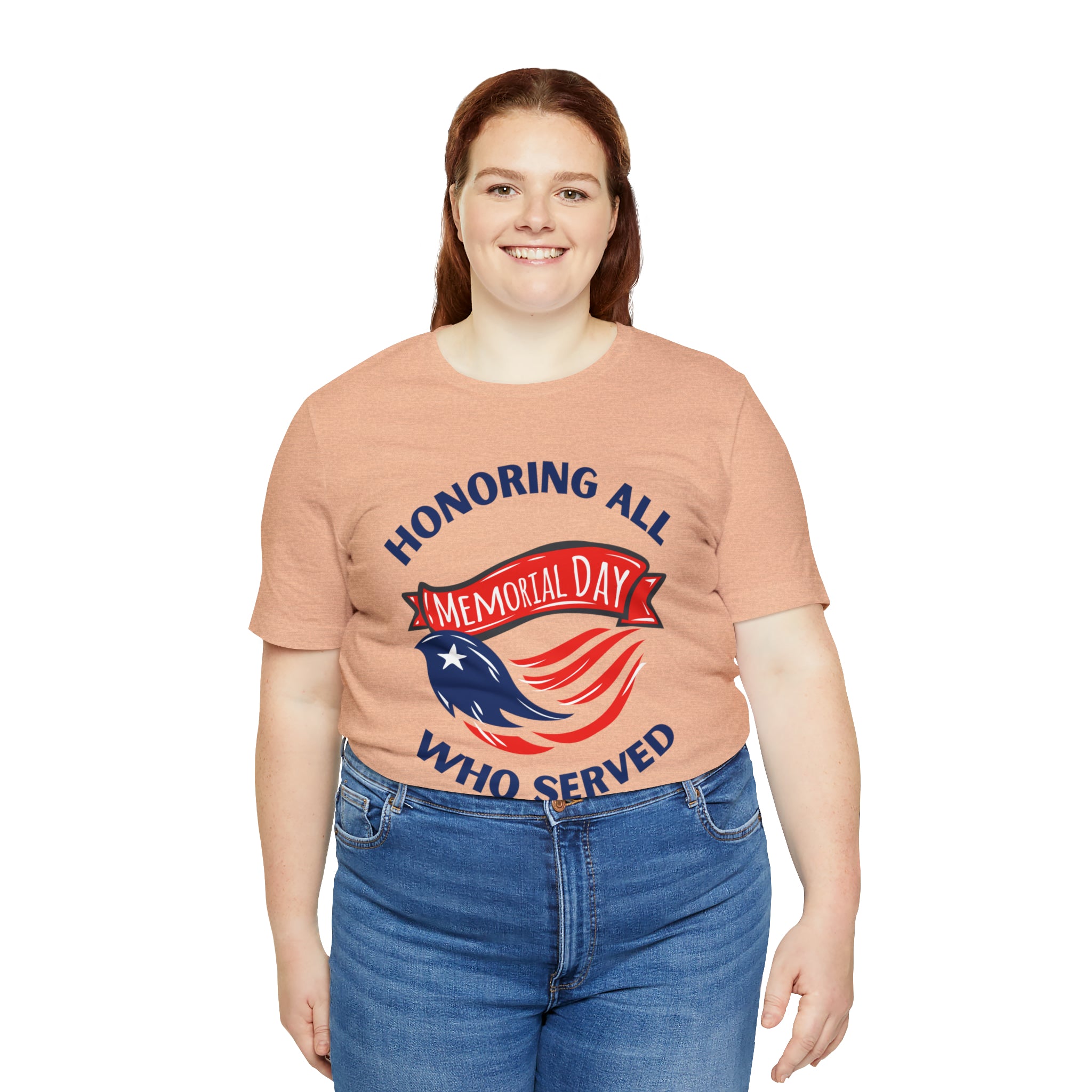 Memorial Day Honoring All Who Served Unisex Jersey Short Sleeve Tee
