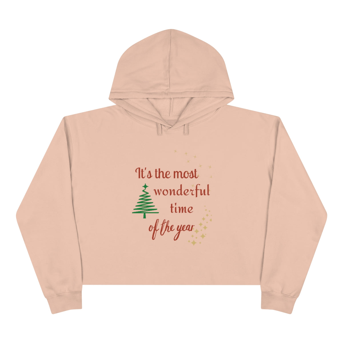 It's The Most Wonderful Time Of The Year Crop Hoodie