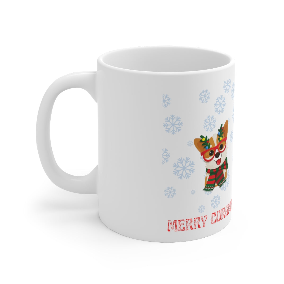 Merry Corgmas Ceramic Mug 11oz