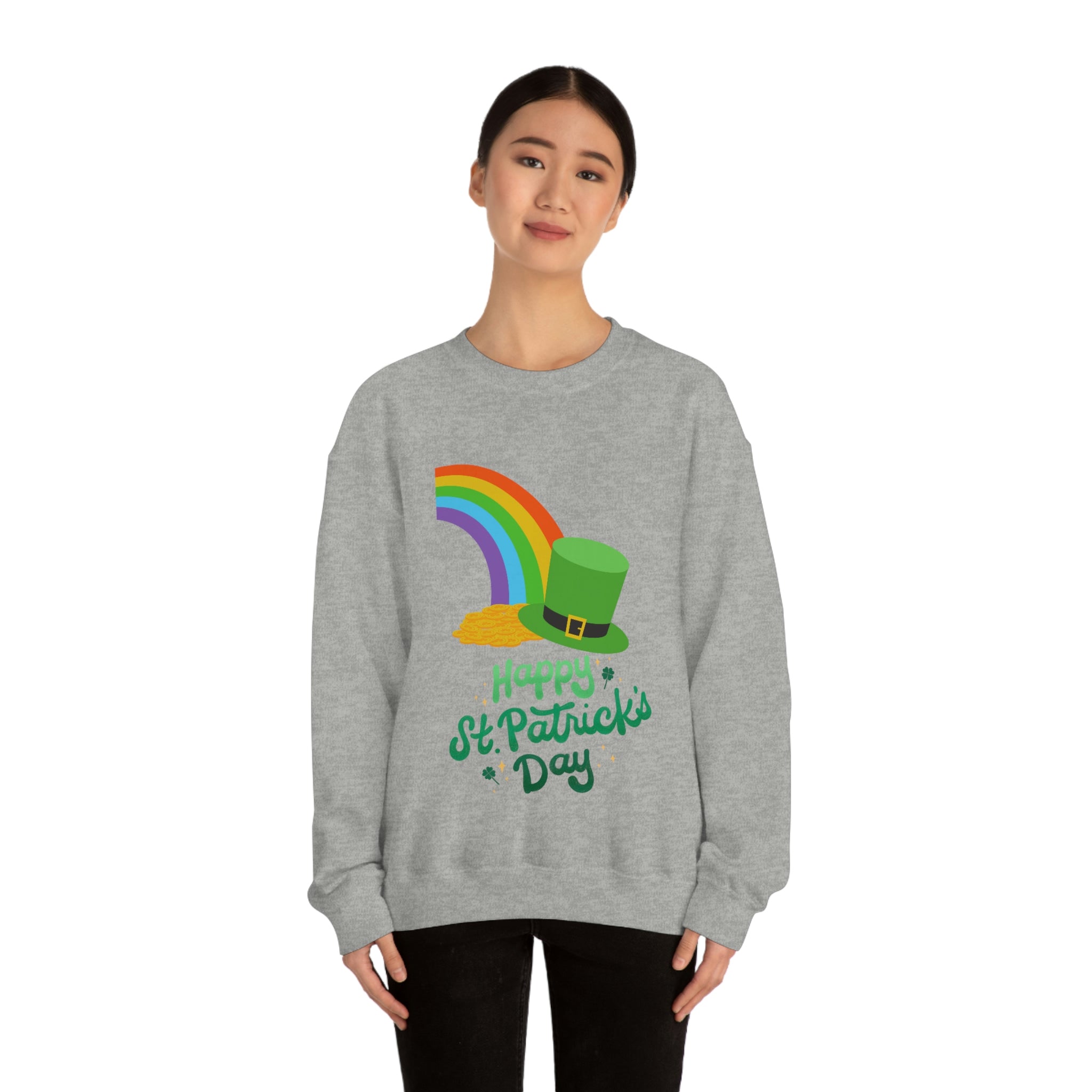 Happy Saint Patrick Day Unisex Heavy Blend™ Crewneck Sweatshirt