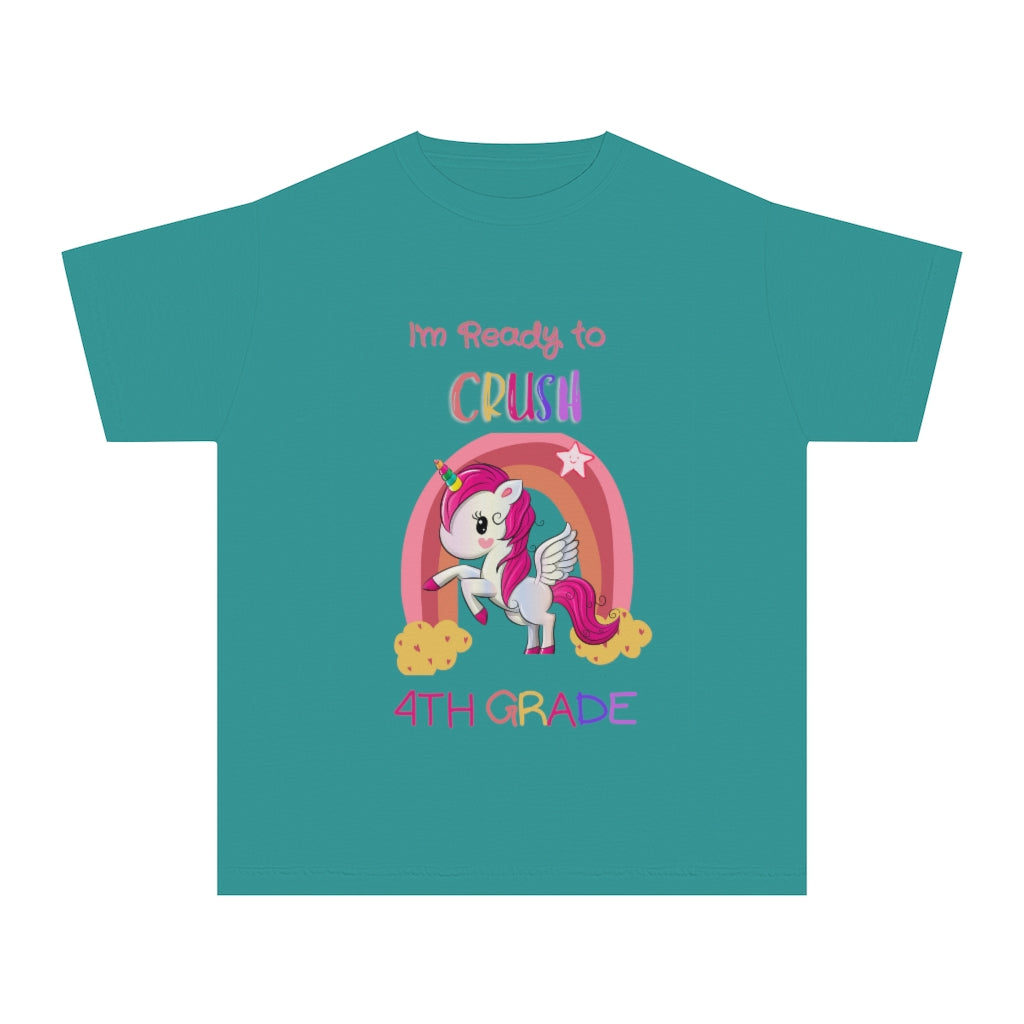 Ready To Crush 4th Grade Youth Midweight Tee