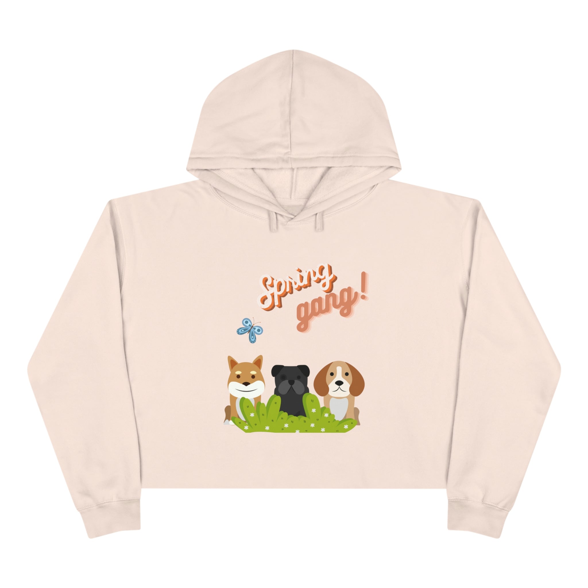 Spring Gang Crop Hoodie