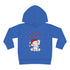 Cute Christmas Elephant Toddler Pullover Fleece Hoodie