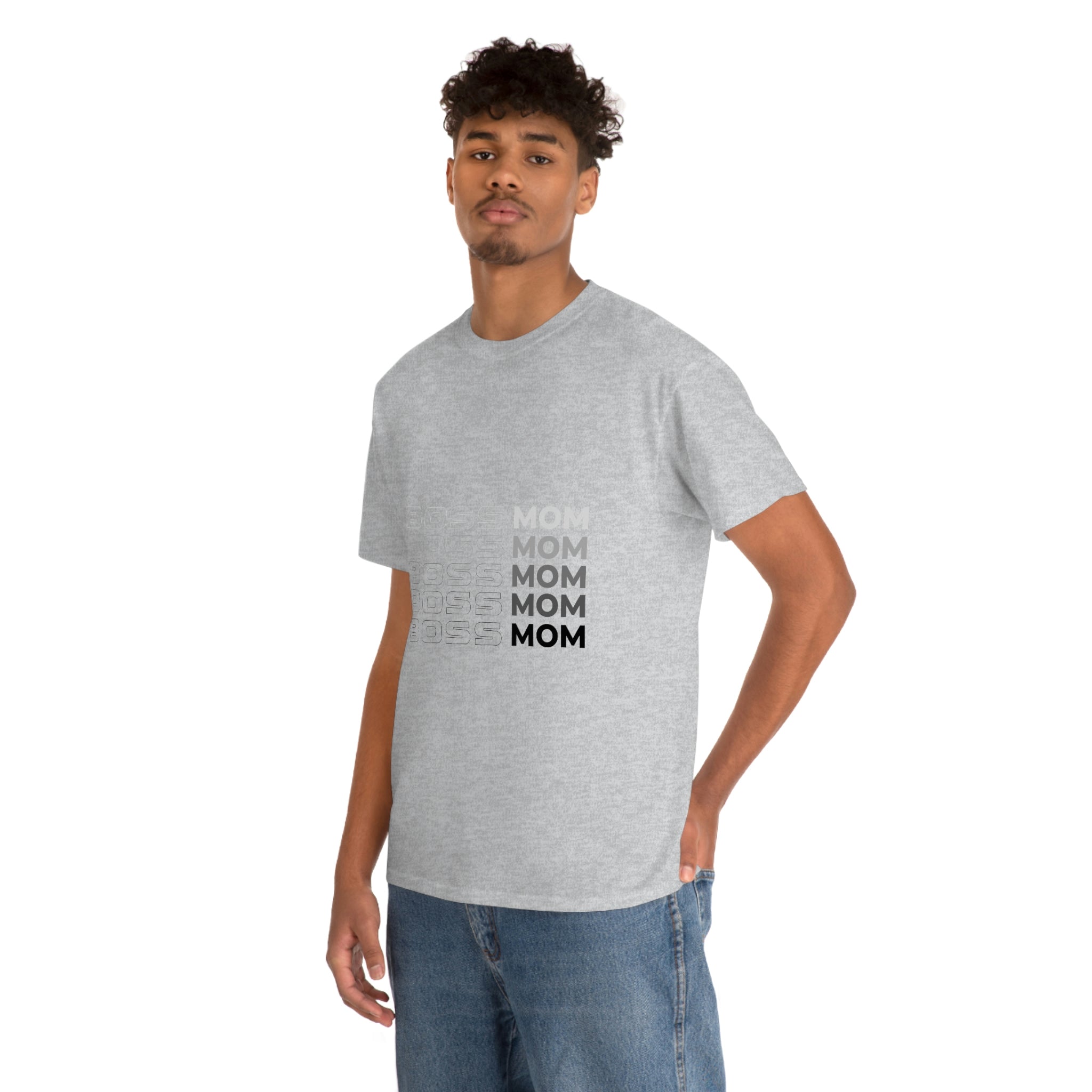 Boss Mom Unisex Heavy Cotton Tee