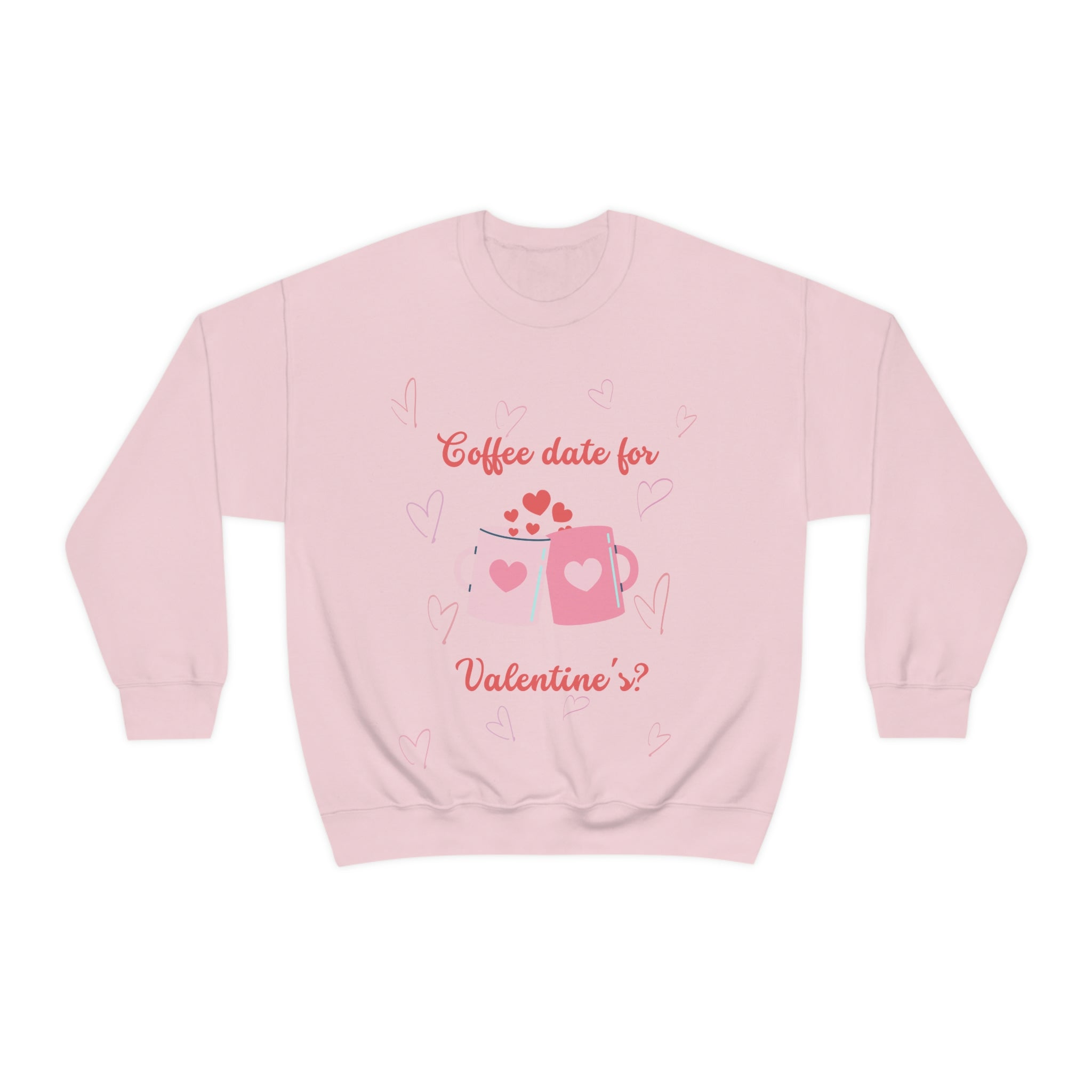 Coffee Date For Valentine's Unisex Heavy Blend™ Crewneck Sweatshirt