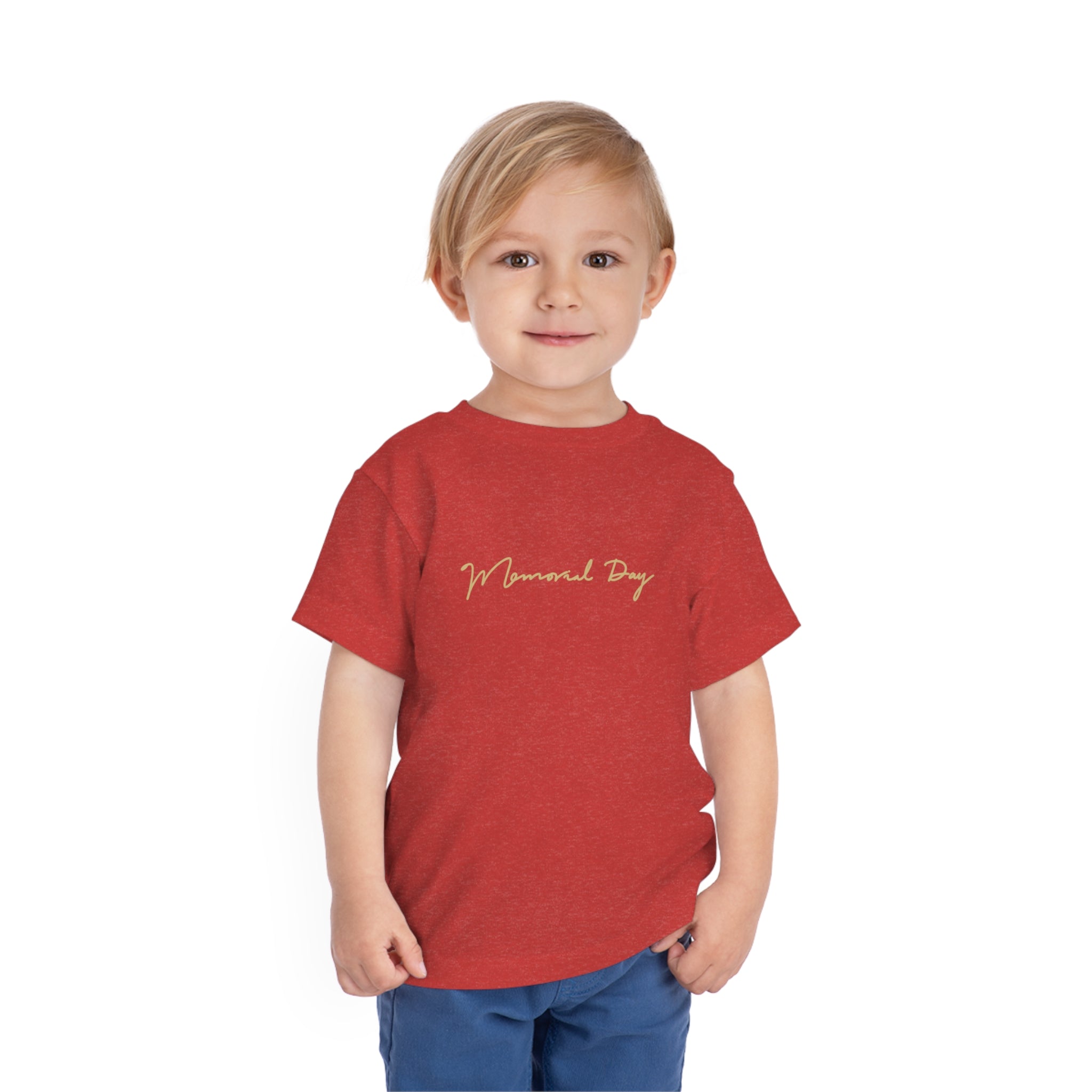 Memorial Day Toddler Short Sleeve Tee