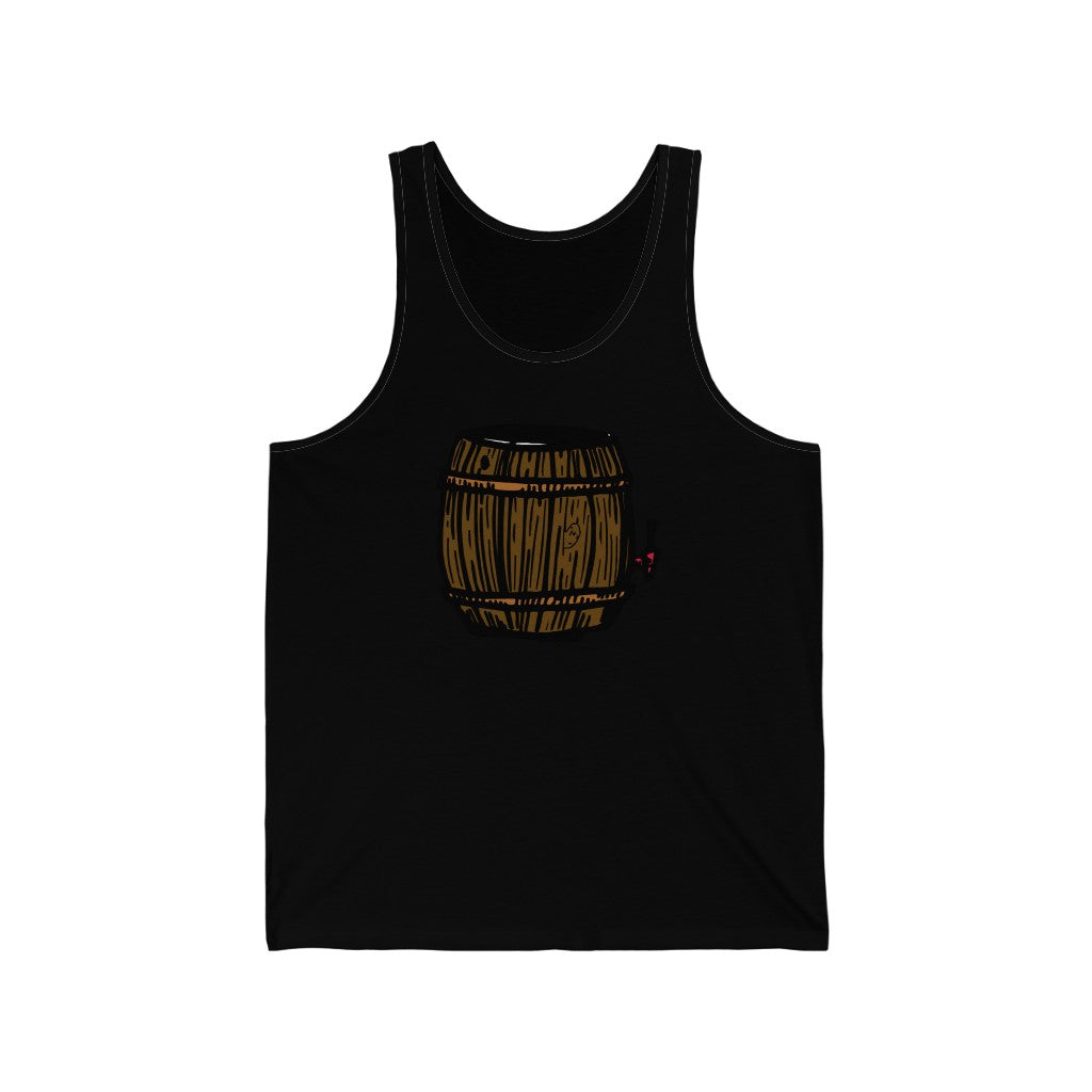 Beer Keg Unisex Jersey Tank