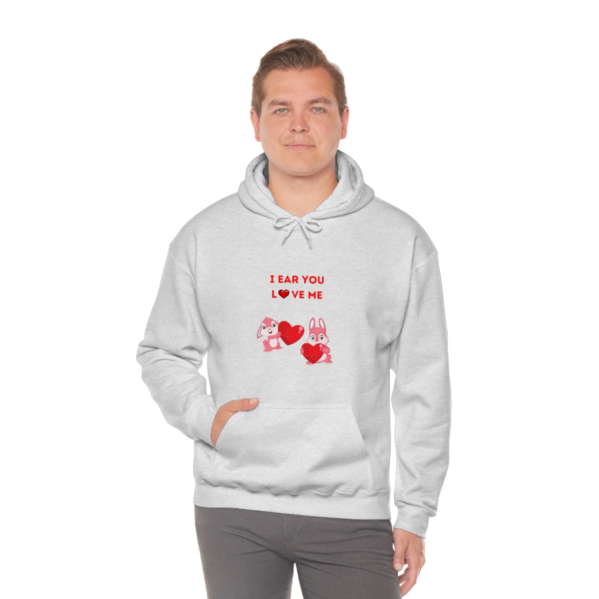 I Ear You Love Me Unisex Heavy Blend™ Hooded Sweatshirt