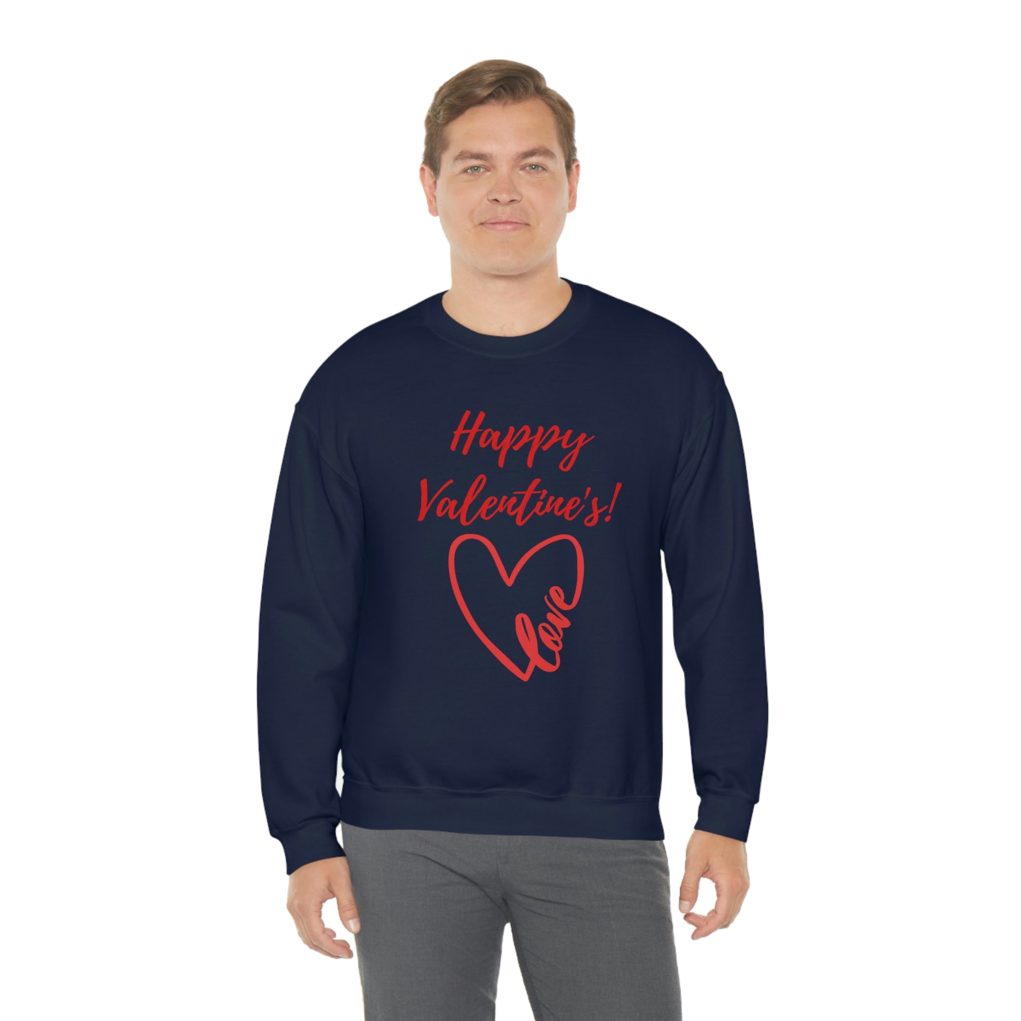 Happy Valentine's Love! Unisex Heavy Blend™ Crewneck Sweatshirt