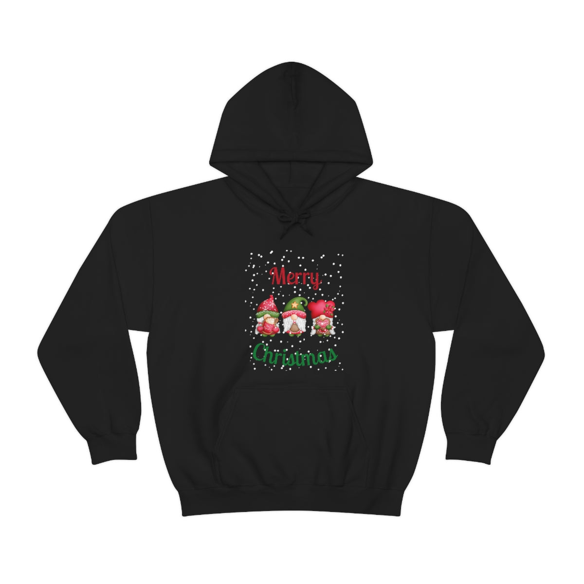 Three Gnomes Merry Christmas Unisex Heavy Blend™ Hooded Sweatshirt