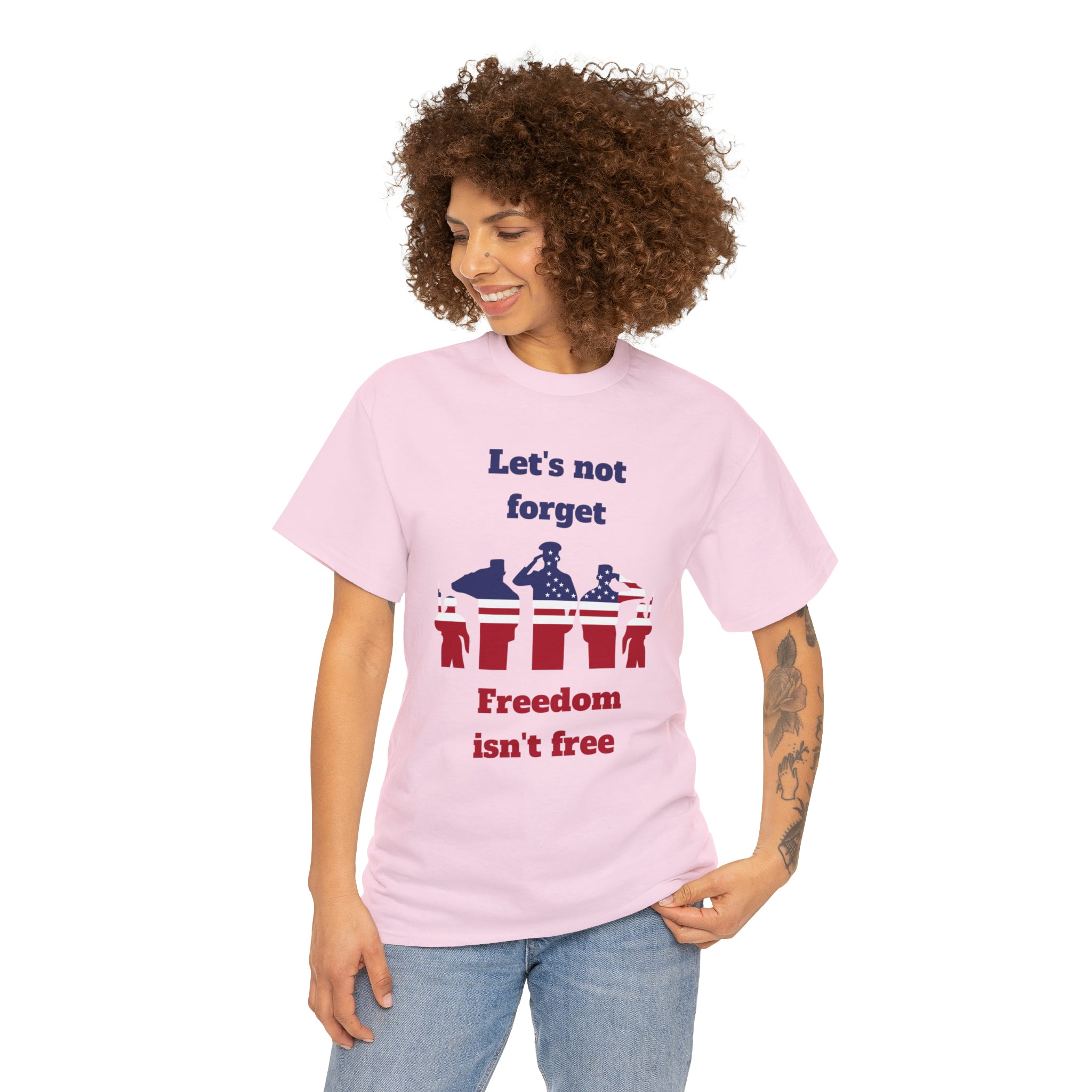 Memorial Day Freedom Is Not Free Unisex Heavy Cotton Tee