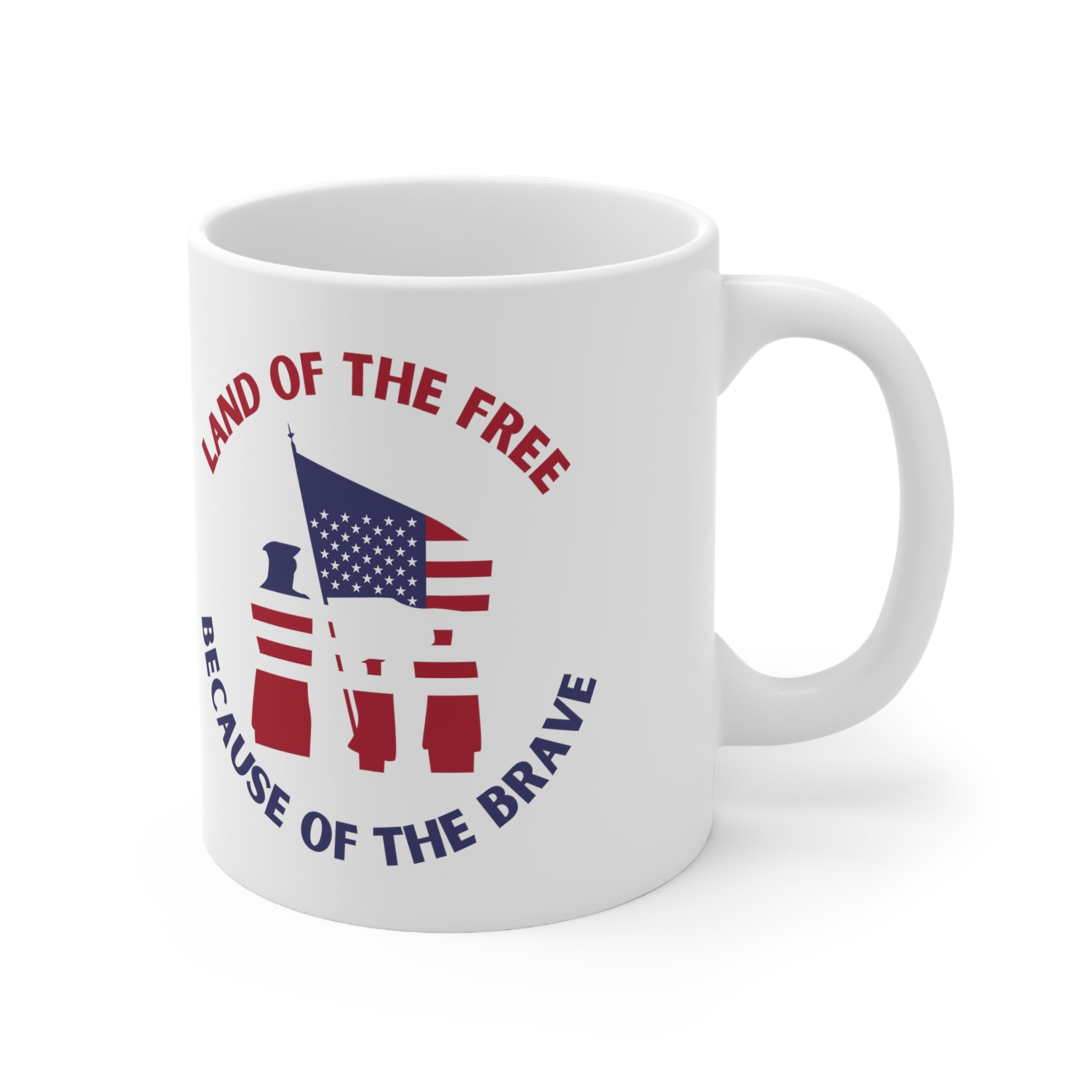 Memorial Day Land Of The Free Ceramic Mug 11oz