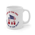 Memorial Day Land Of The Free Ceramic Mug 11oz