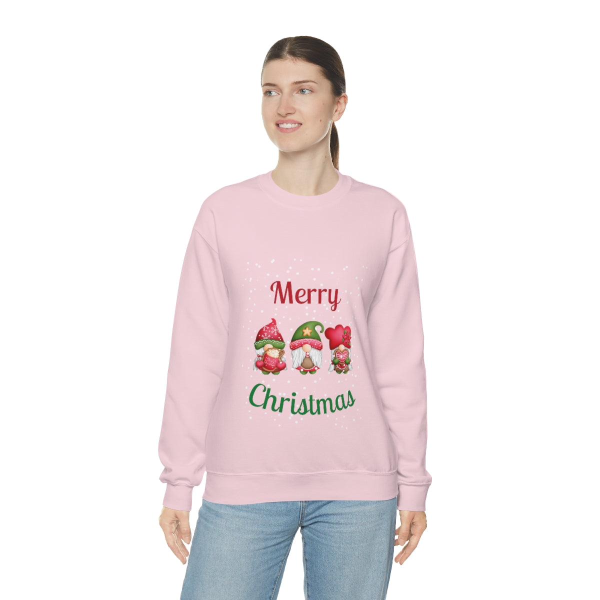 Three Gnomes Merry Christmas Unisex Heavy Blend™ Crewneck Sweatshirt