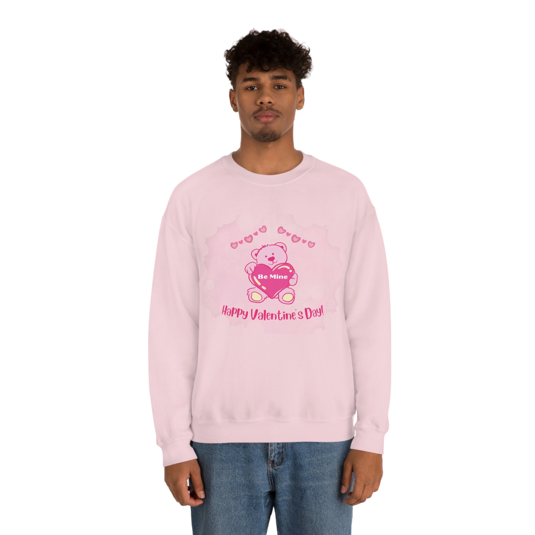 Happy Valentine's Day Be Mine Unisex Heavy Blend™ Crewneck Sweatshirt