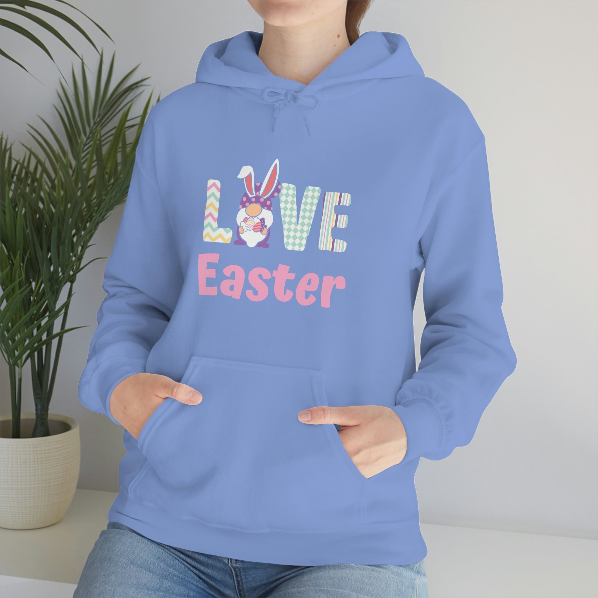 Gnome Love Easter Unisex Heavy Blend™ Hooded Sweatshirt