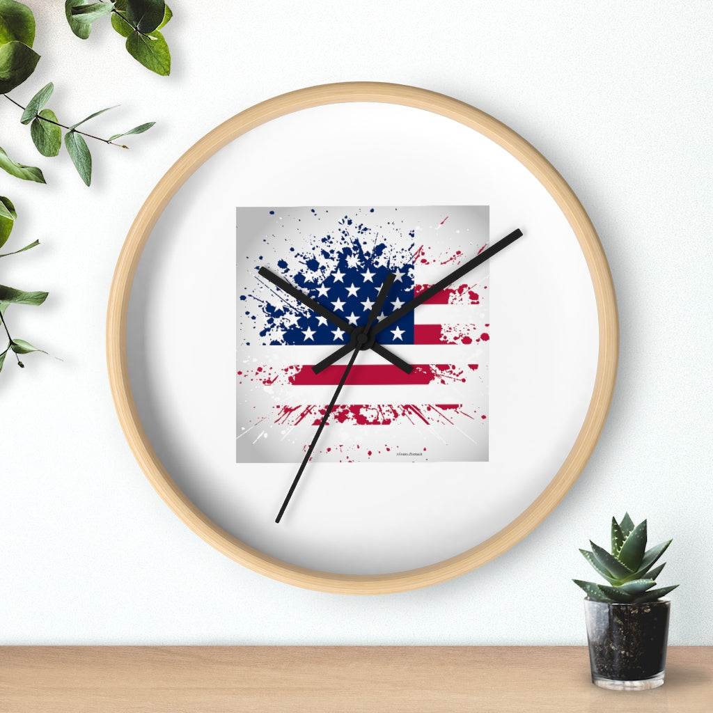 Old Glory Wall Clock