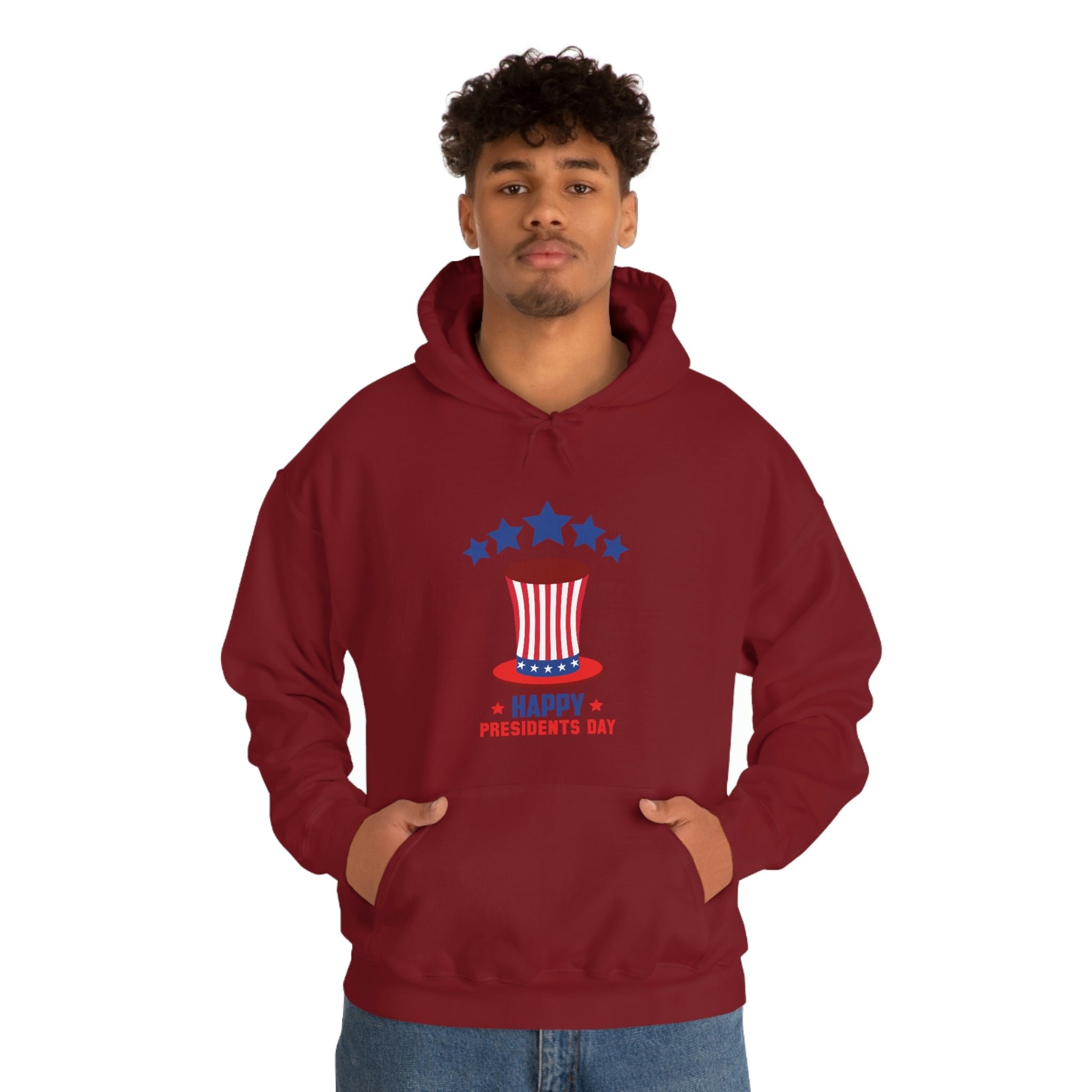 Happy President's Day Hat Unisex Heavy Blend™ Hooded Sweatshirt