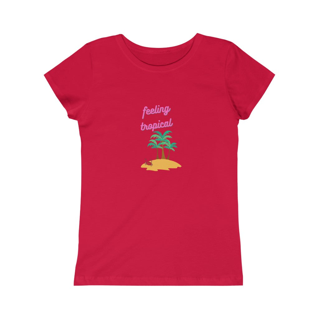 Feeling Tropical Girls Princess Tee