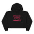 Love Is Blind!!! Crop Hoodie