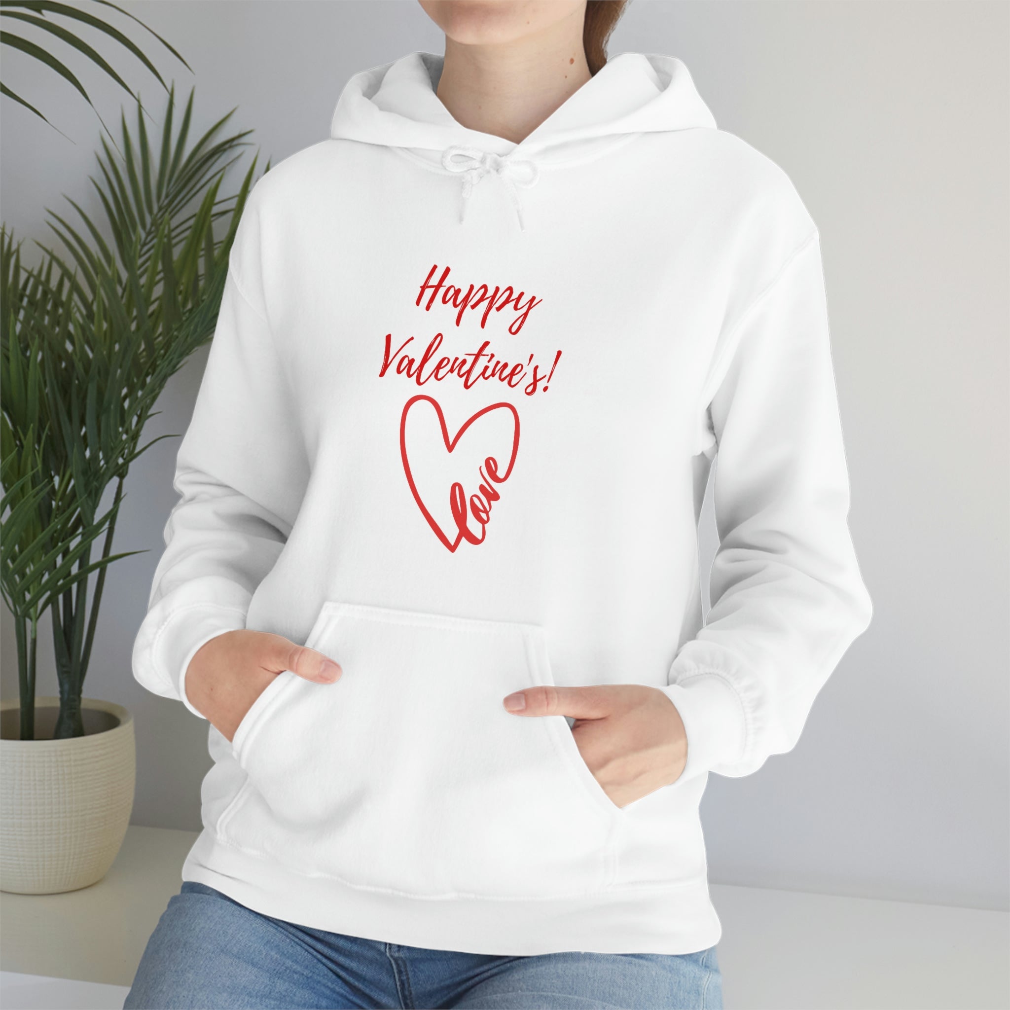 Happy Valentine's Love! Unisex Heavy Blend™ Hooded Sweatshirt