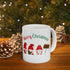 Cute Gnome Merry Christmas Ceramic Mug 11oz