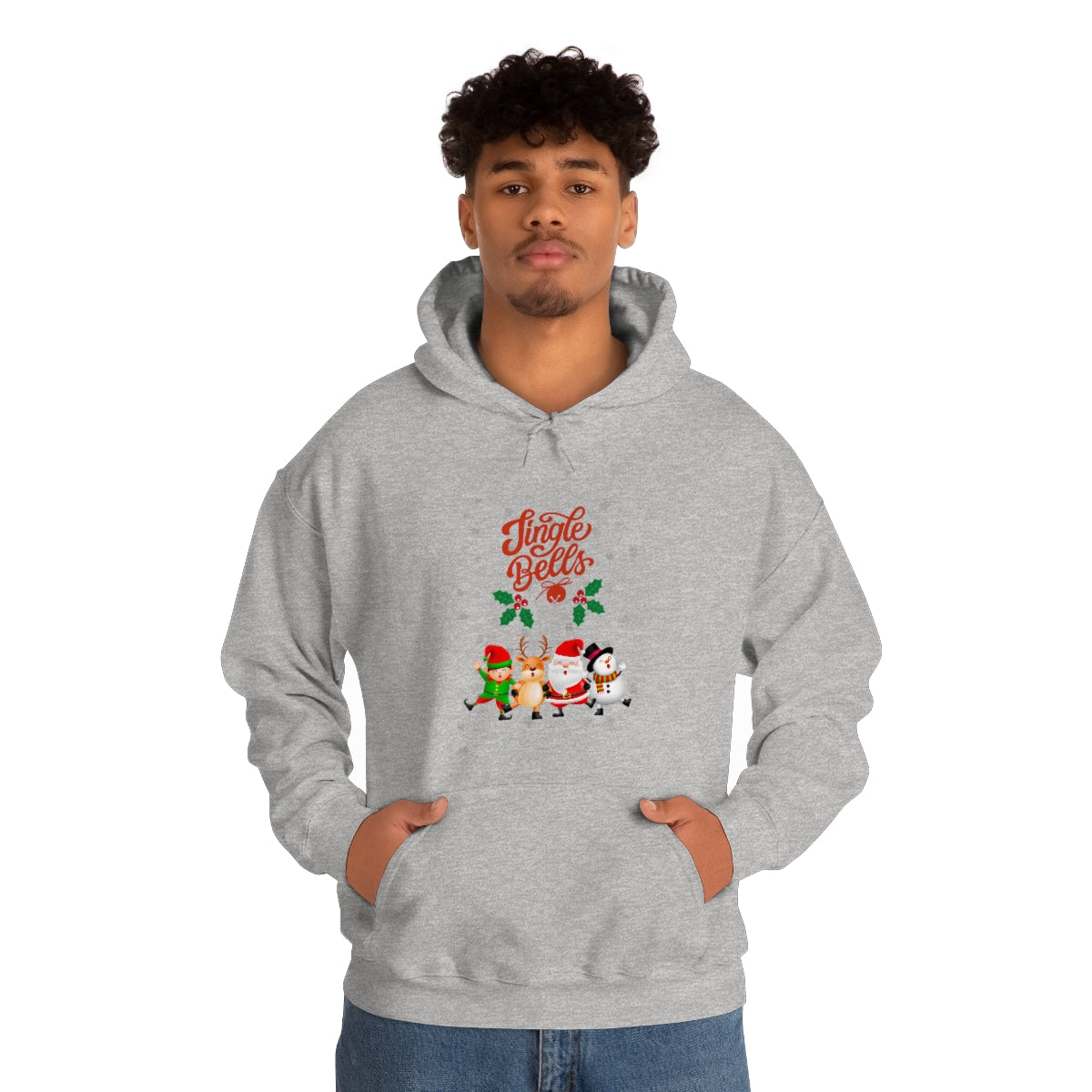 Jingle Bells Unisex Heavy Blend™ Hooded Sweatshirt