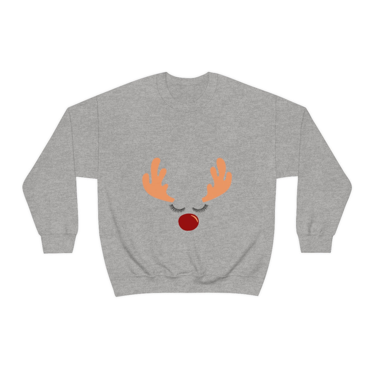 Reindeer Christmas Unisex Heavy Blend™ Crewneck Sweatshirt