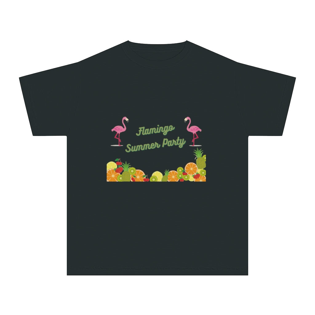 Flamingo Summer Party Youth Midweight Tee