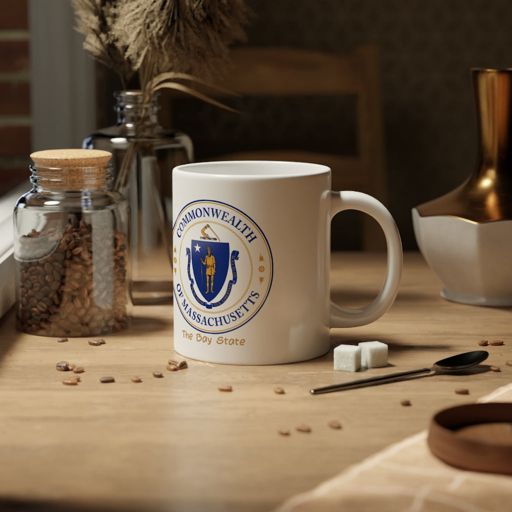 Massachusetts State Flag Jumbo Mug, 20oz