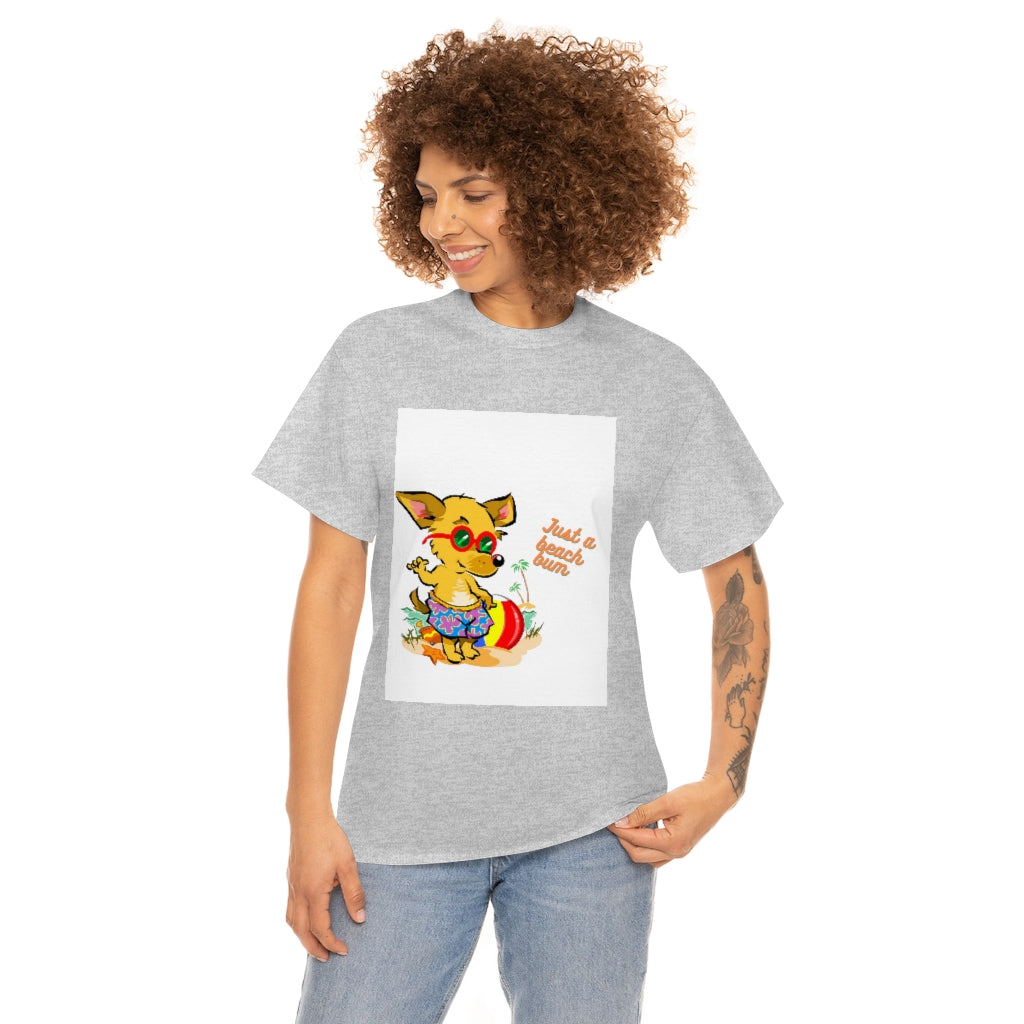 Just A Beach Bum Unisex Heavy Cotton Tee