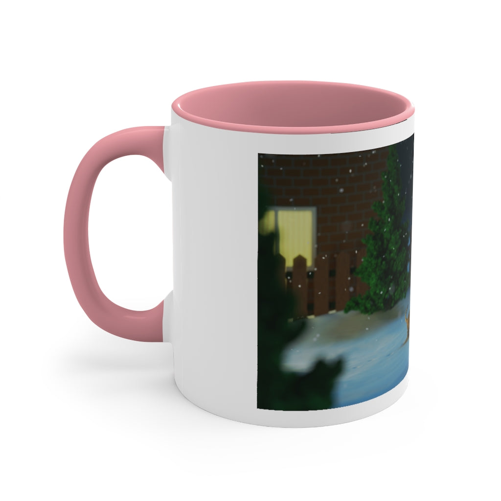 Merry Christmas Accent Coffee Mug, 11oz