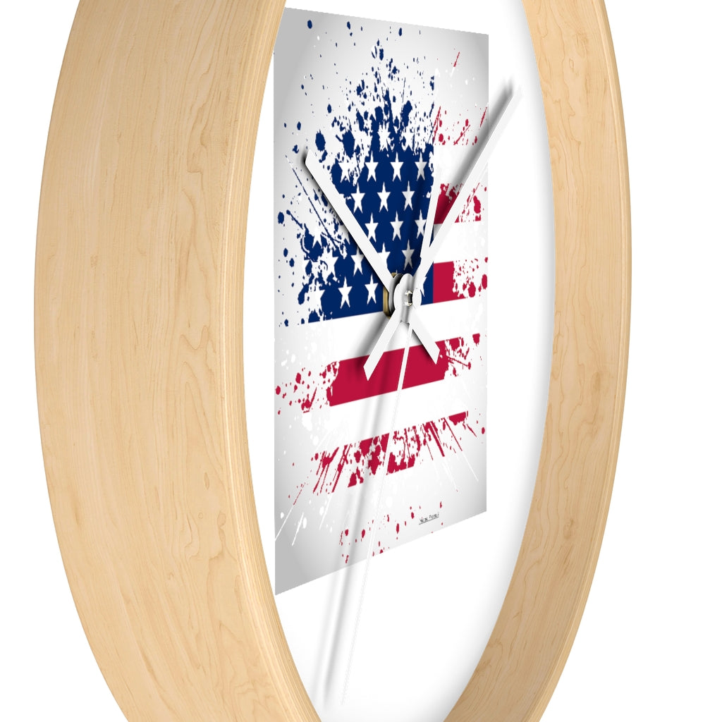 Old Glory Wall Clock