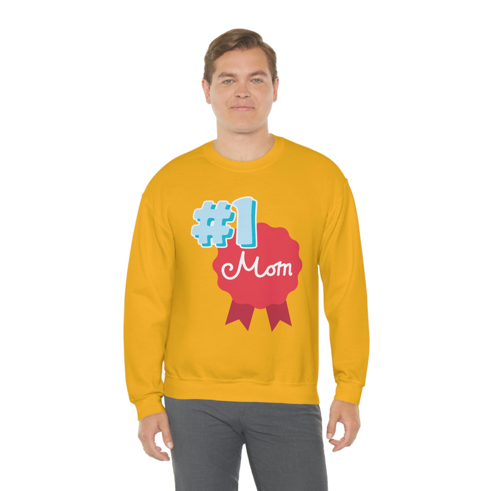 Mom You're No.1 Unisex Heavy Blend™ Crewneck Sweatshirt