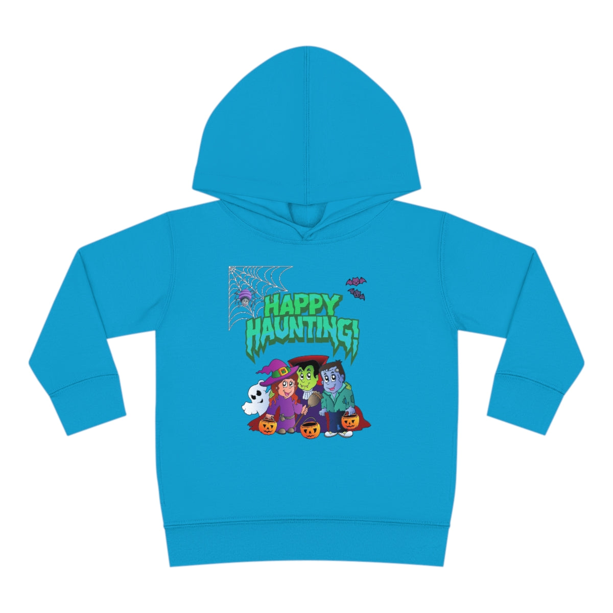 Happy Haunting Toddler Pullover Fleece Hoodie