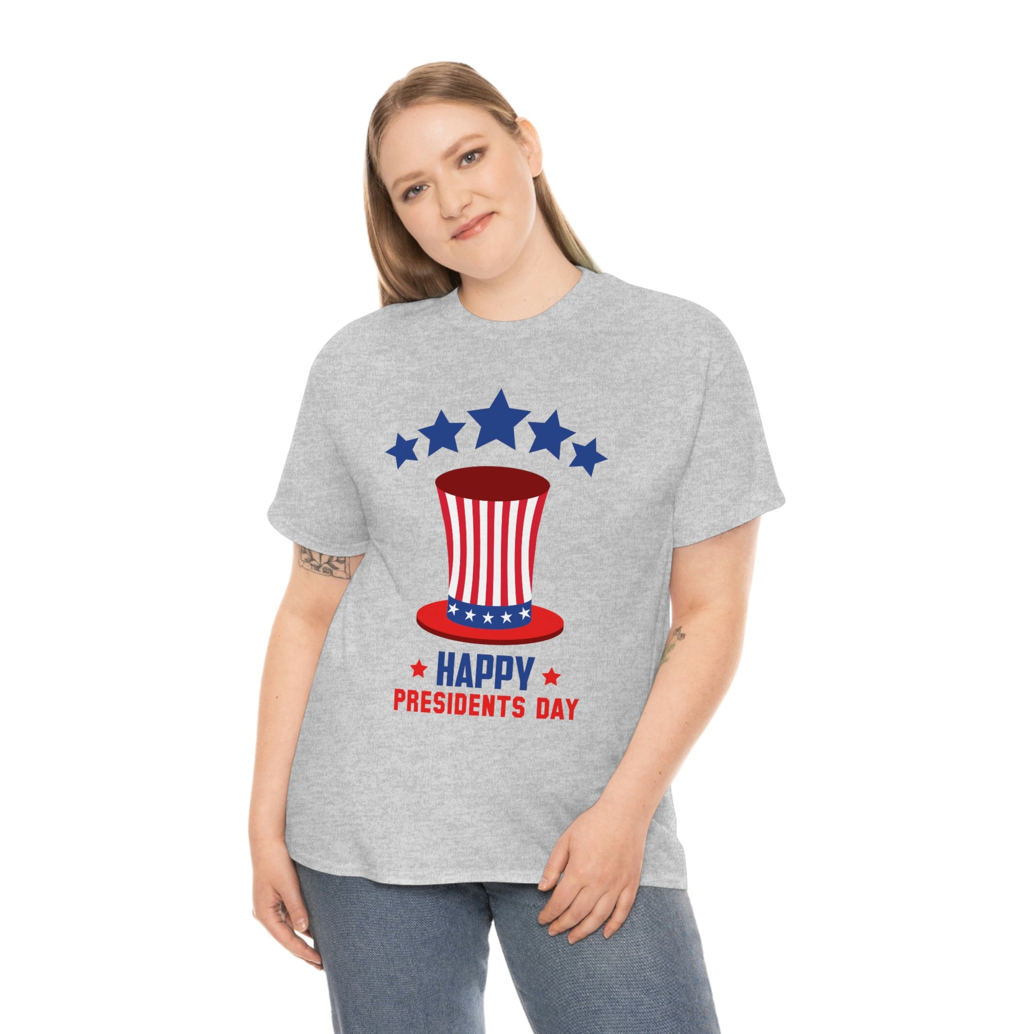 Happy President's Day Hat Unisex Heavy Cotton Tee