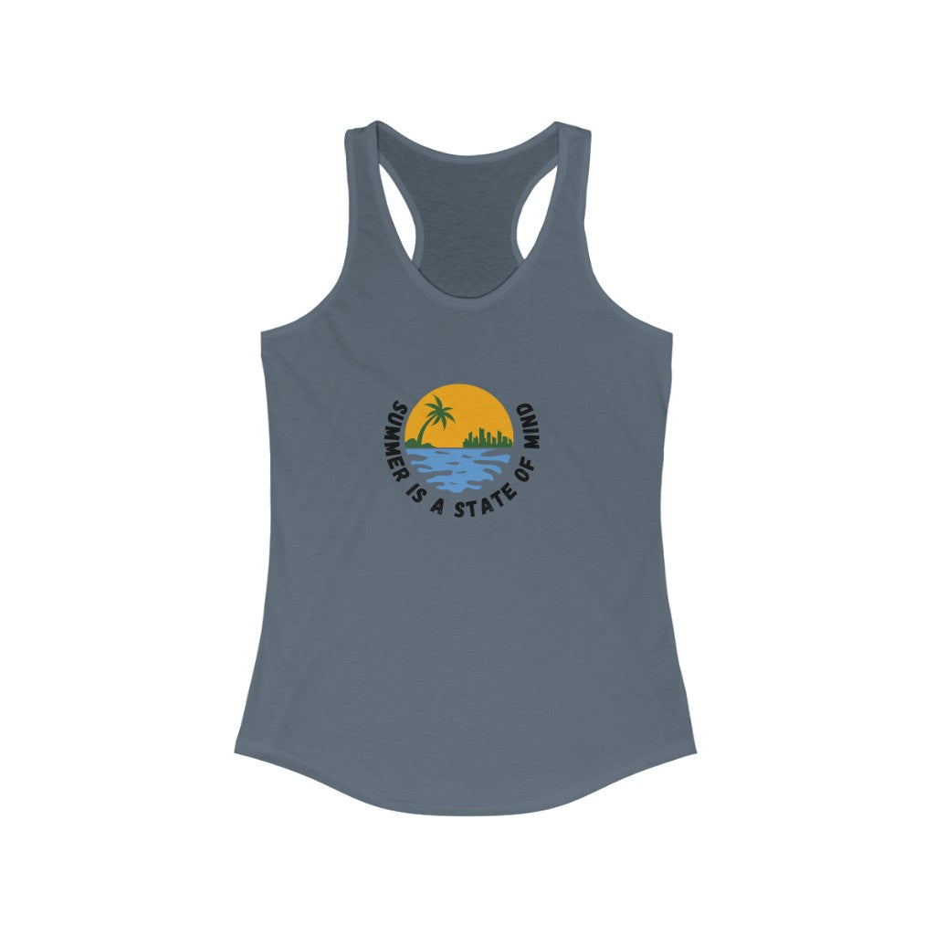 Summer Is A State Of MindWomen's Ideal Racerback Tank