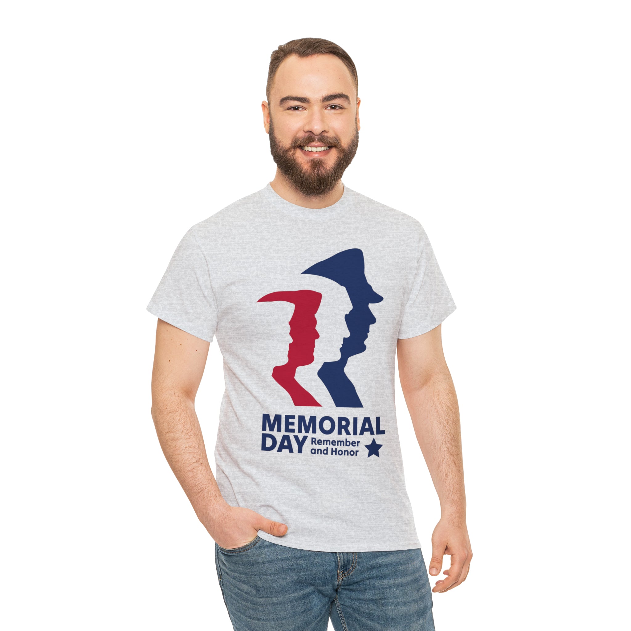 Memorial Day Heroes Unisex Heavy Cotton Tee