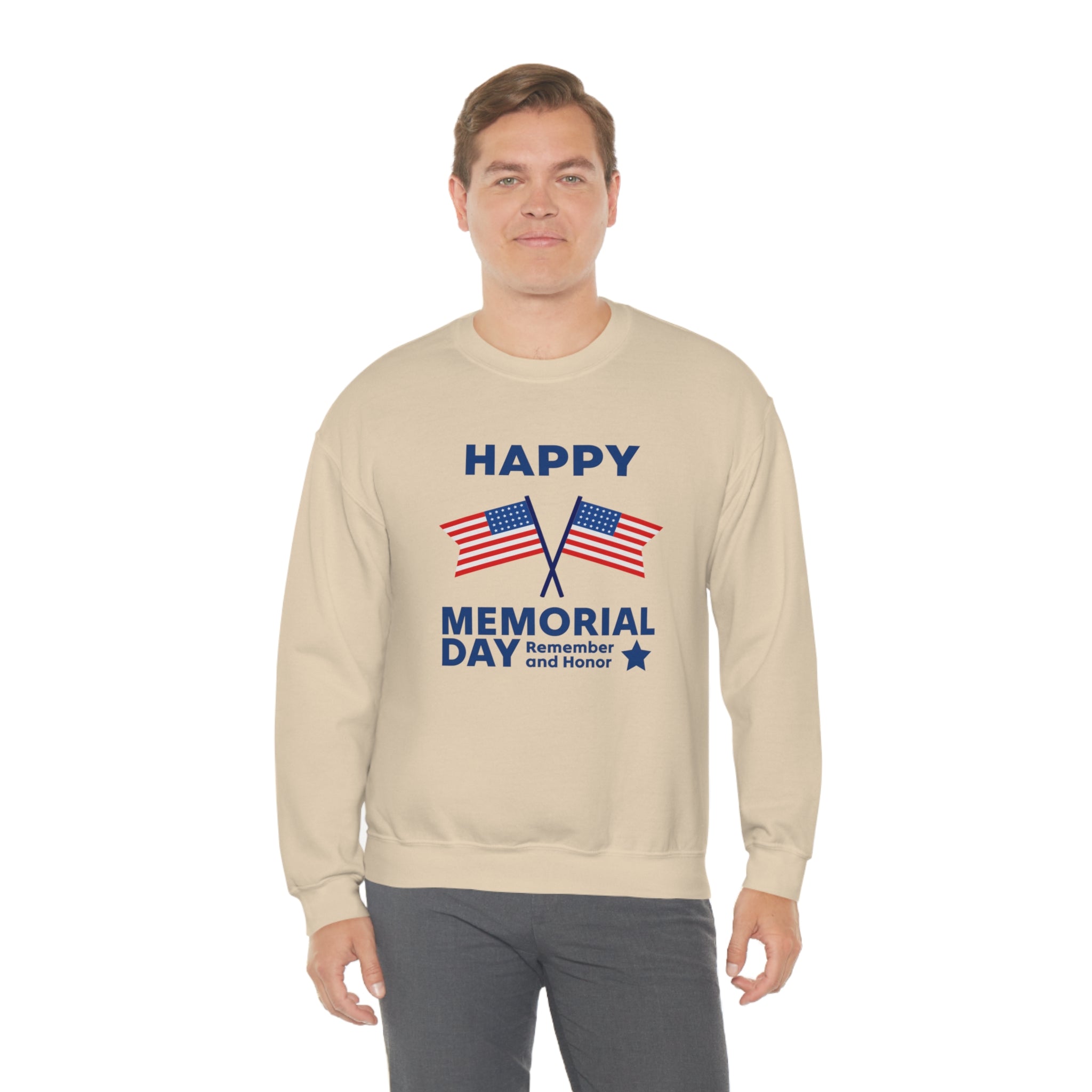 Happy Memorial Day Unisex Heavy Blend™ Crewneck Sweatshirt