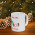 Holly Jolly Christmas Ceramic Mug 11oz