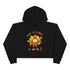 Peace Love Turkey Crop Hoodie