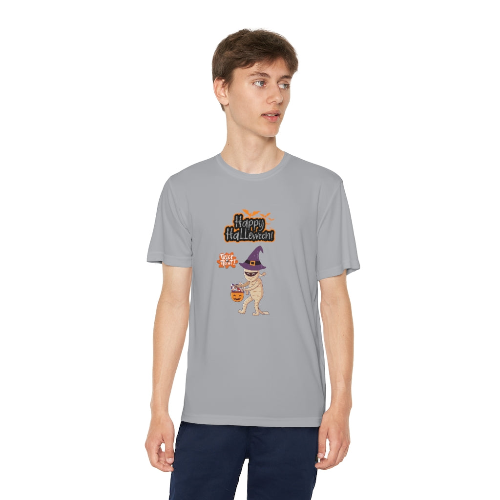 Happy Halloween Mummy Youth Competitor Tee