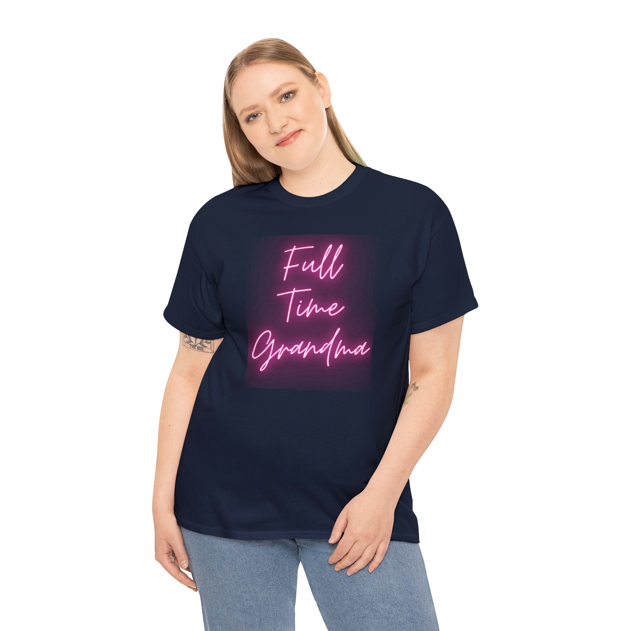 Full Time Grandma Unisex Heavy Cotton Tee