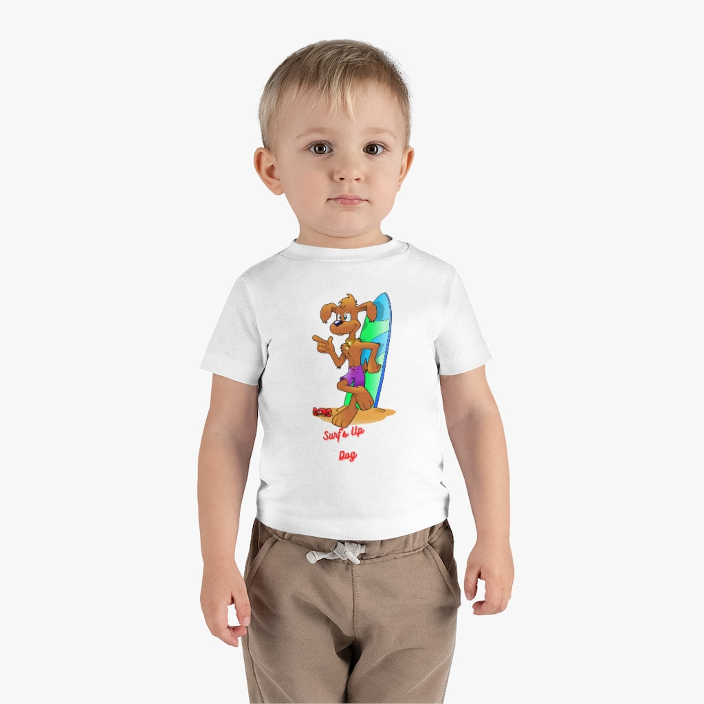 Surf's Up Dog Infant Cotton Jersey Tee