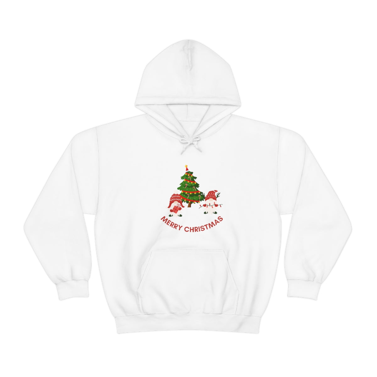 Merry & Bright Holidays Christmas Unisex Heavy Blend™ Hooded Sweatshirt