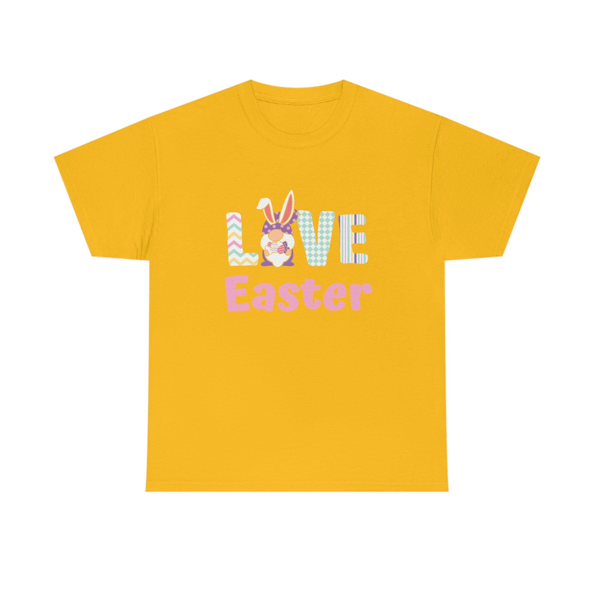 Gnome Love Easter Unisex Heavy Cotton Tee