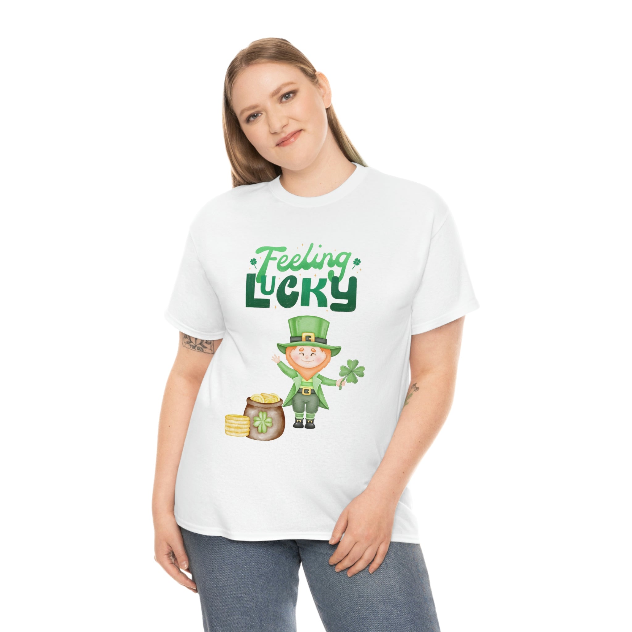 Feeling Lucky Unisex Heavy Cotton Tee