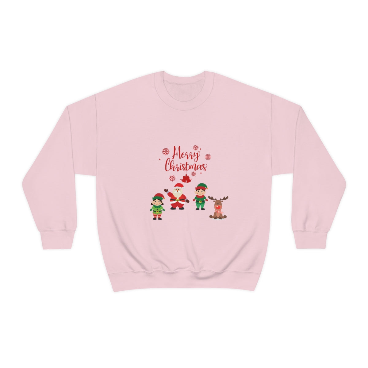 Merry Christmas From Santa & Helpers Unisex Heavy Blend™ Crewneck Sweatshirt