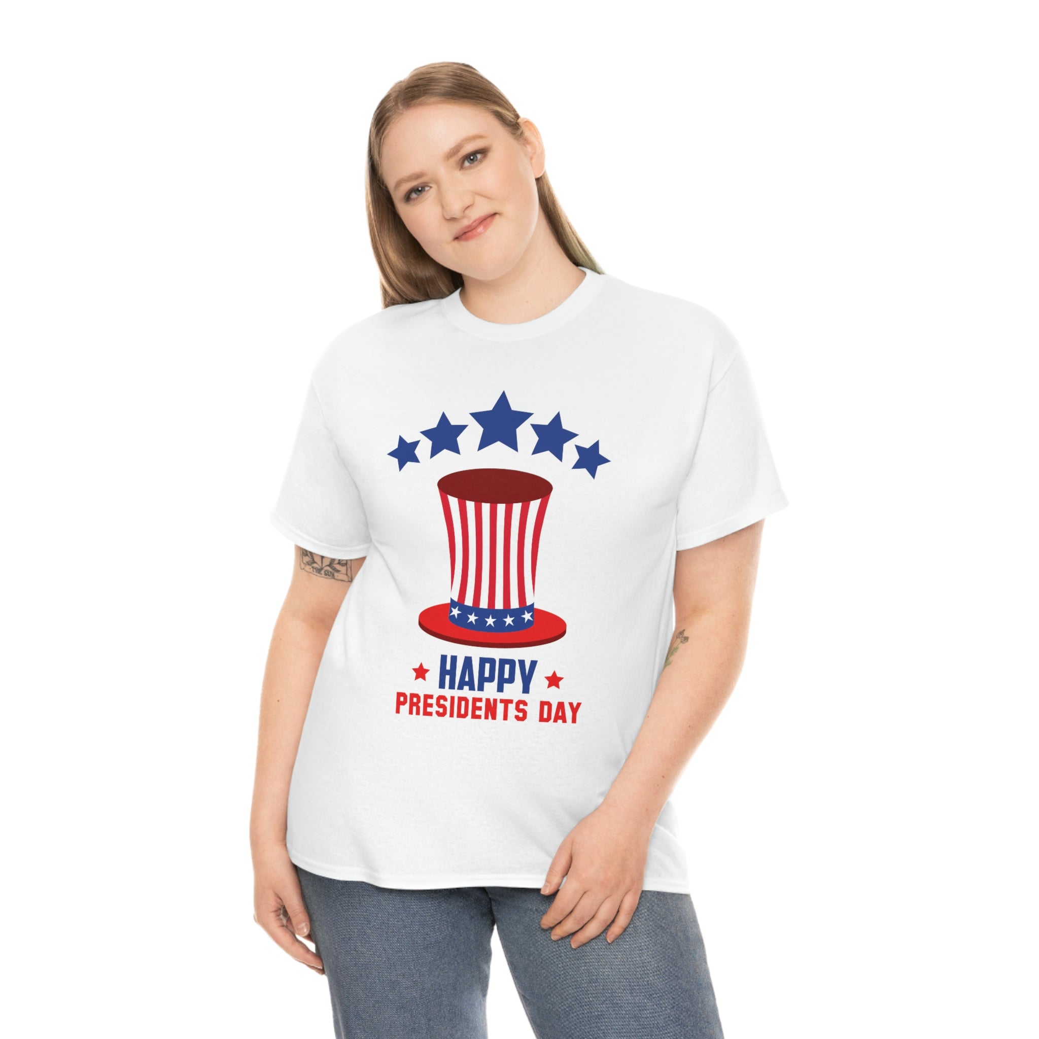 Happy President's Day Hat Unisex Heavy Cotton Tee