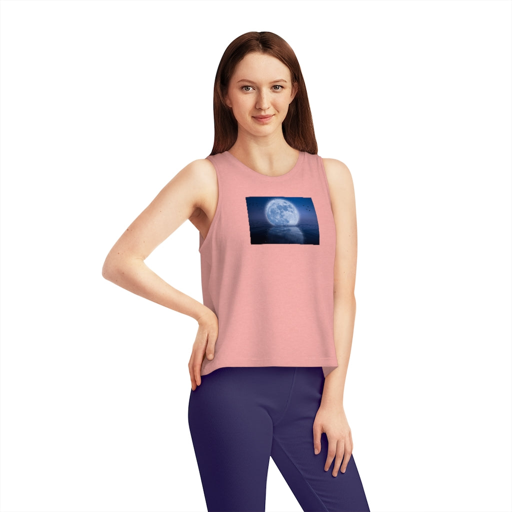 Mystical Moon's Women's Dancer Cropped Tank Top